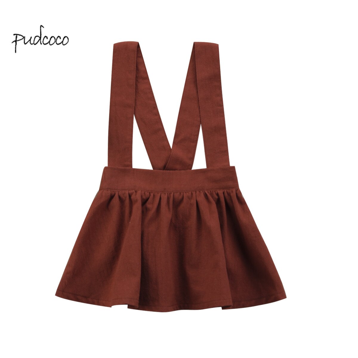 Pudcoco Nova Marca Do Bebê Meninas Saia Suspender Primavera Saia Macacão Meninas Verão Criança 0-3Y