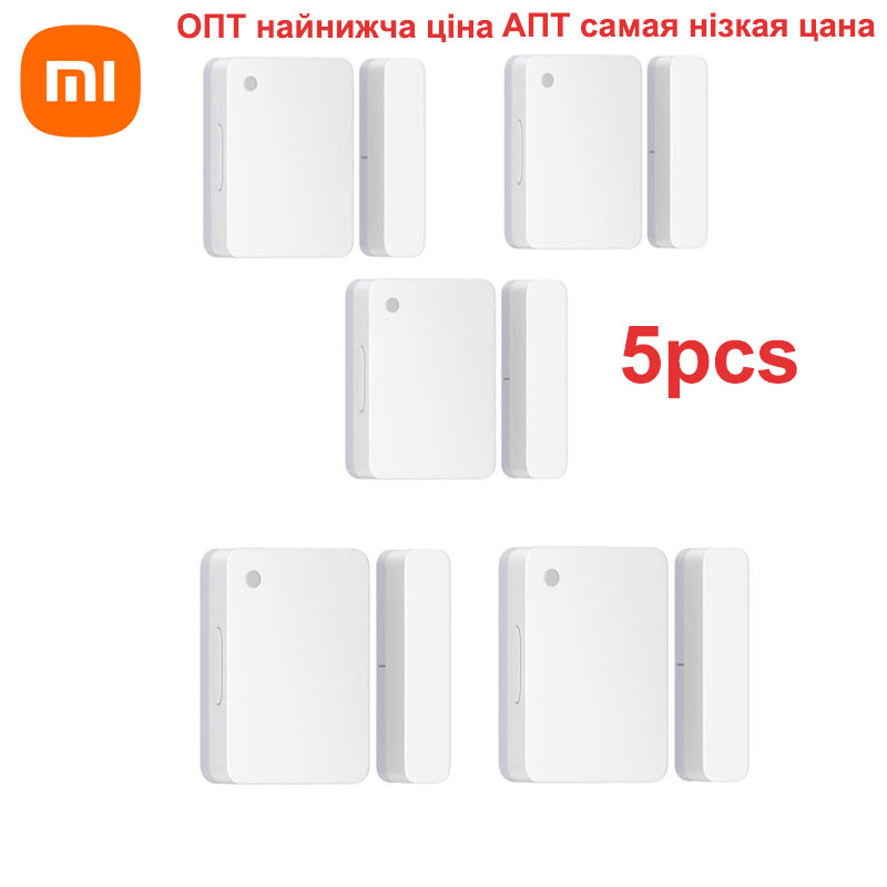 2020new Xiaomi Mijia Door Window Sensor 2 Intelligent Mini Door Sensor Pocket Size Smart Home controllo automatico per Mi home app: window2 5pcs