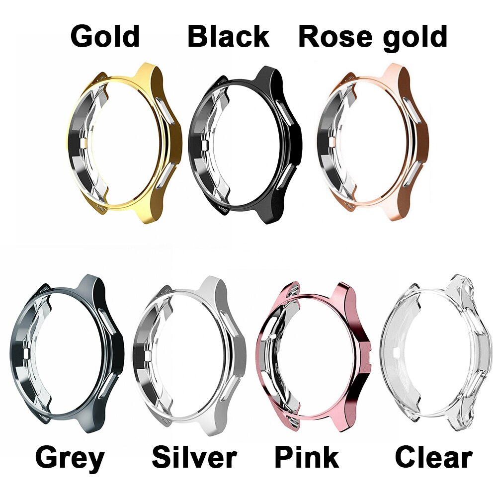 Capinha para samsung gear s3 frontier galaxy watch 46mm tpu macio all-around capa protetora para pára-choques caso quadro bordas ao redor