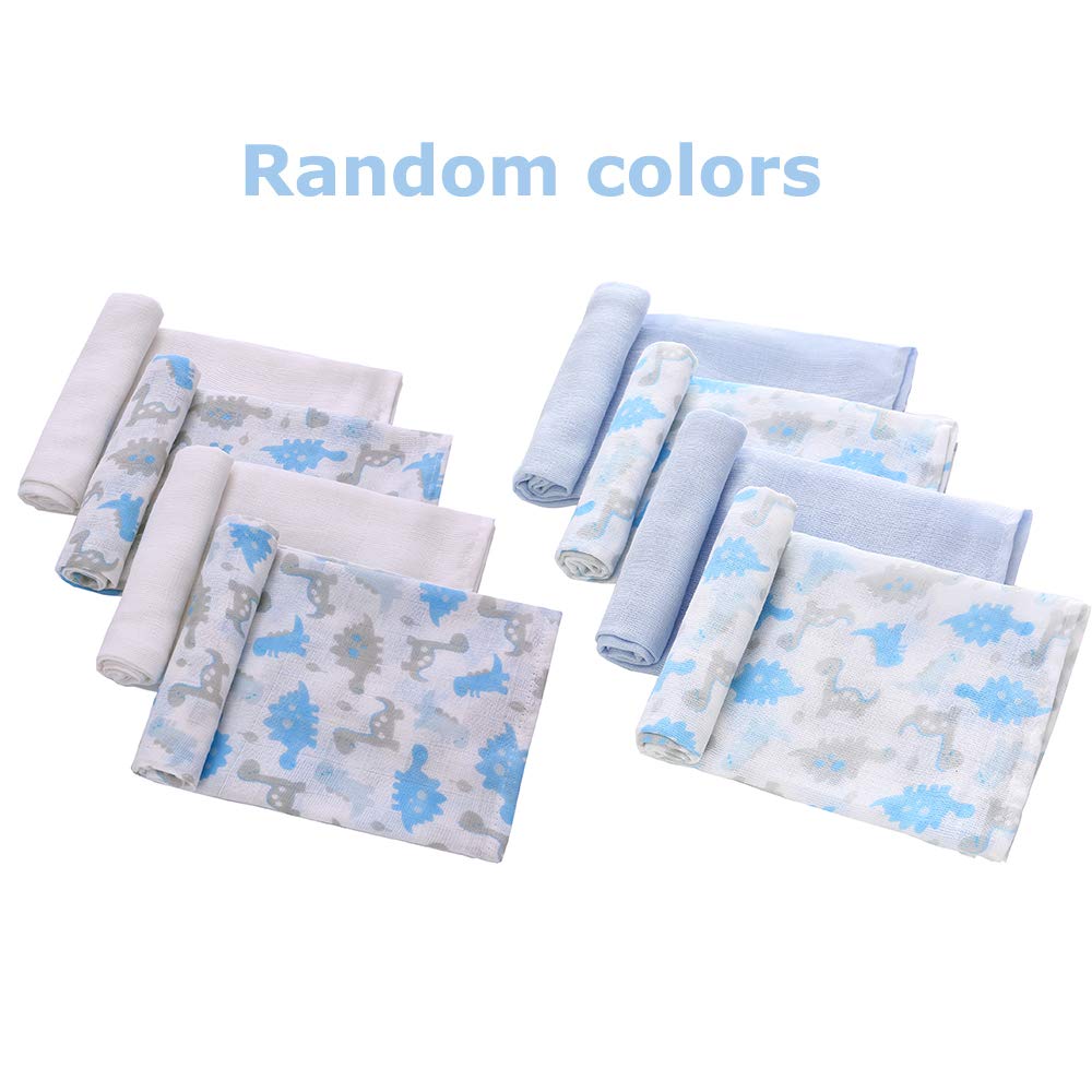 4 Stk/doos Baby Boy Meisjes Pasgeborenen Katoenen Mousseline Vierkante Wasbare Premium Herbruikbare Nappy Luiers Doekjes Bad Doek Handdoek Deken