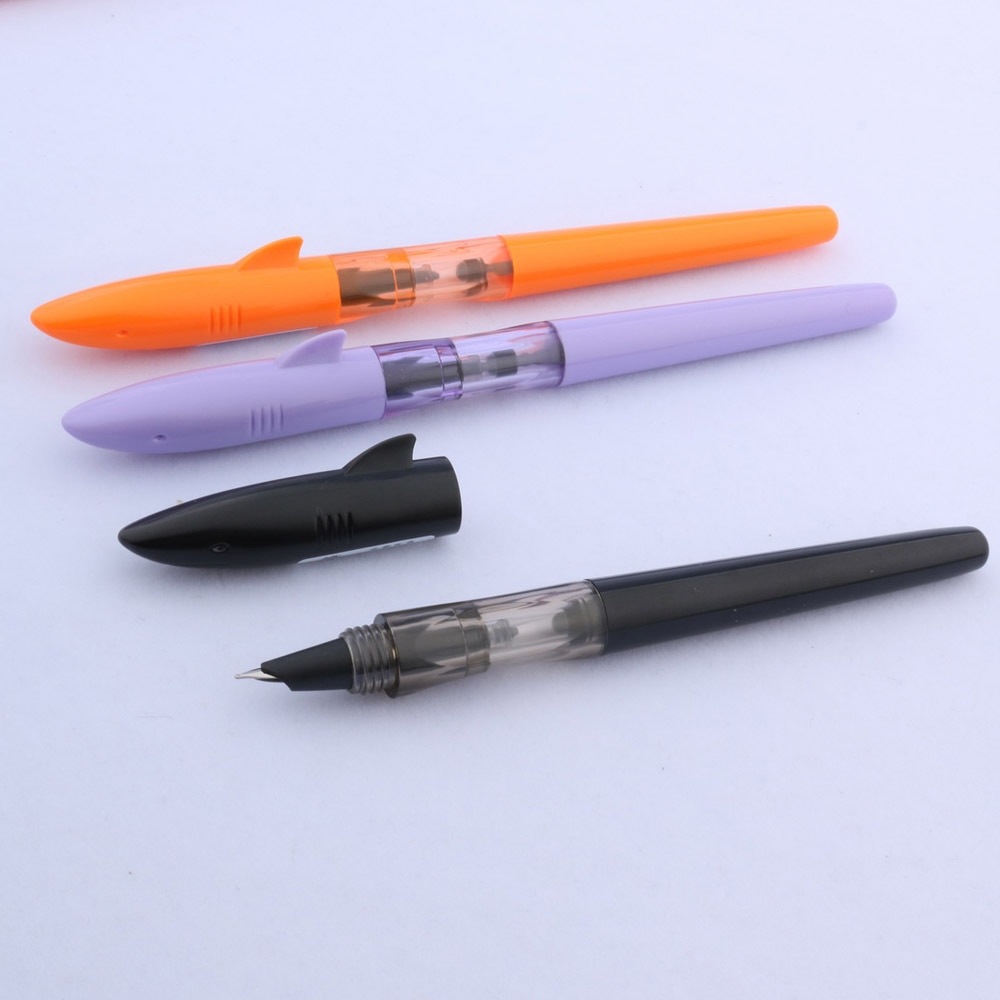 Jinhao shark Stijlvolle en kleurrijke plastic F Nib Vulpen
