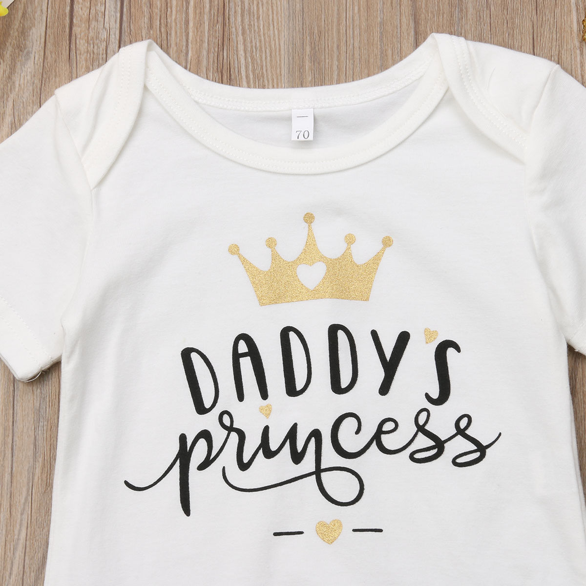 3PCS Baby Girl Outfits Newborn Clothes Kids Tops Girls Bodysuit Shorts Pants Cute Set