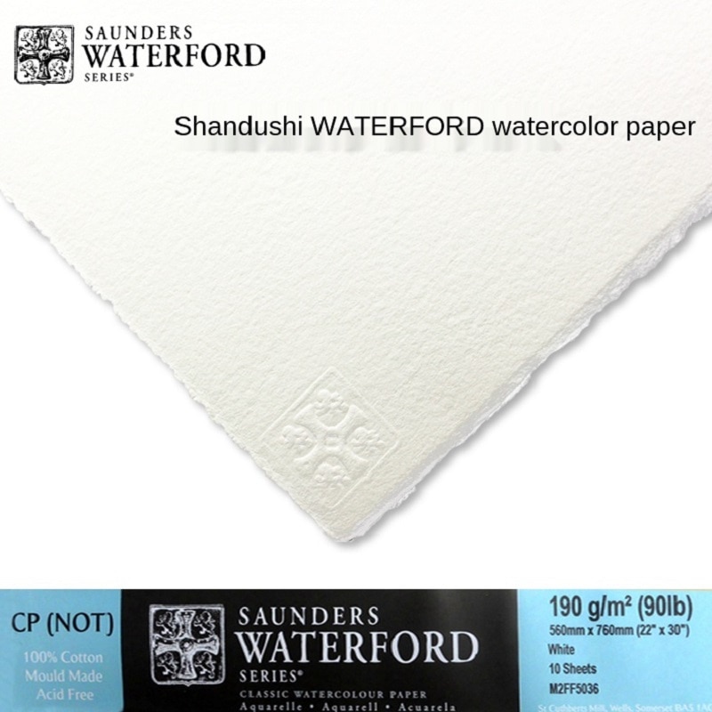 Waterforf Aquarel Papier 100% Katoen Pulp Kleur Lood Hoge Witte 190G Dikke, medium En Fijne Korrel 2K 4K 8K 16K Schoolbenodigdheden