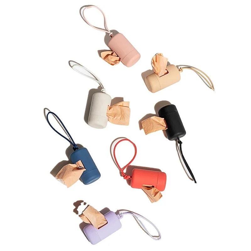 Porte-sac de merde pour chien, distributeur Portable de sacs de déchets pour animaux de compagnie, porte-déchets de luxe pour chien, distributeurs de fournitures de nettoyage