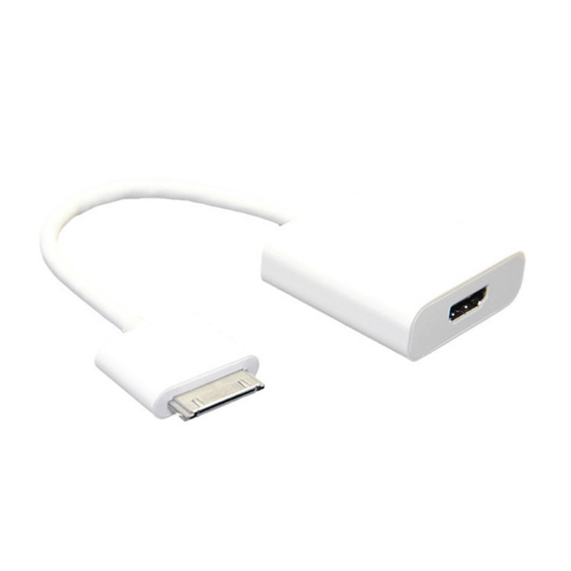HDMI 30 pin to HD cable Suitable for ipad 2 3 to HDMI female converter 30 pins male adapter for iphone 4s TV projector