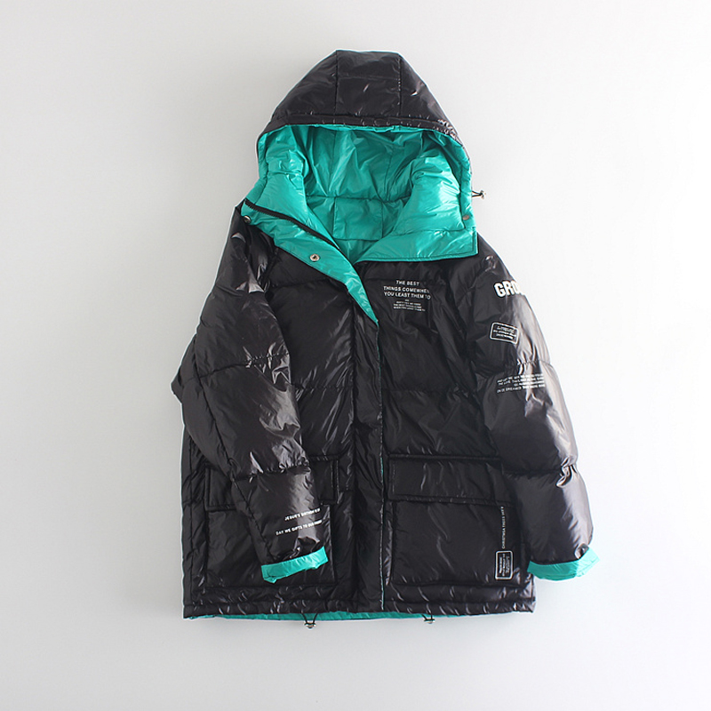 Winter Jas Vrouwen Dikker Warme Beneden Parka Witte Eend Donsjack Vrouwen Winter Vrouwelijke Losse Vrouwen Jas Winter Overjas