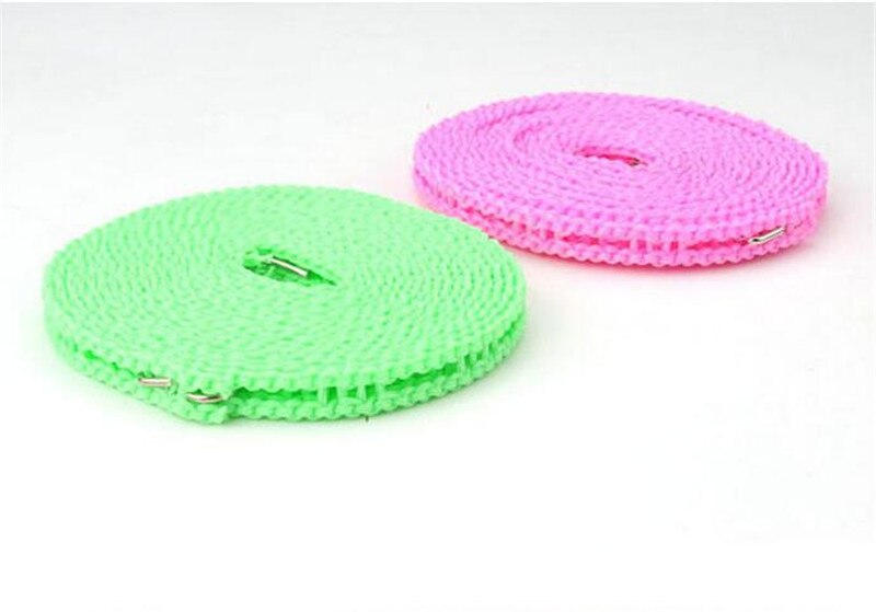Meters Clotheslines 5 Meters Clothes Dryer Outdoor Cloth Hanging Rope Windbreak Non-slip Clothesline