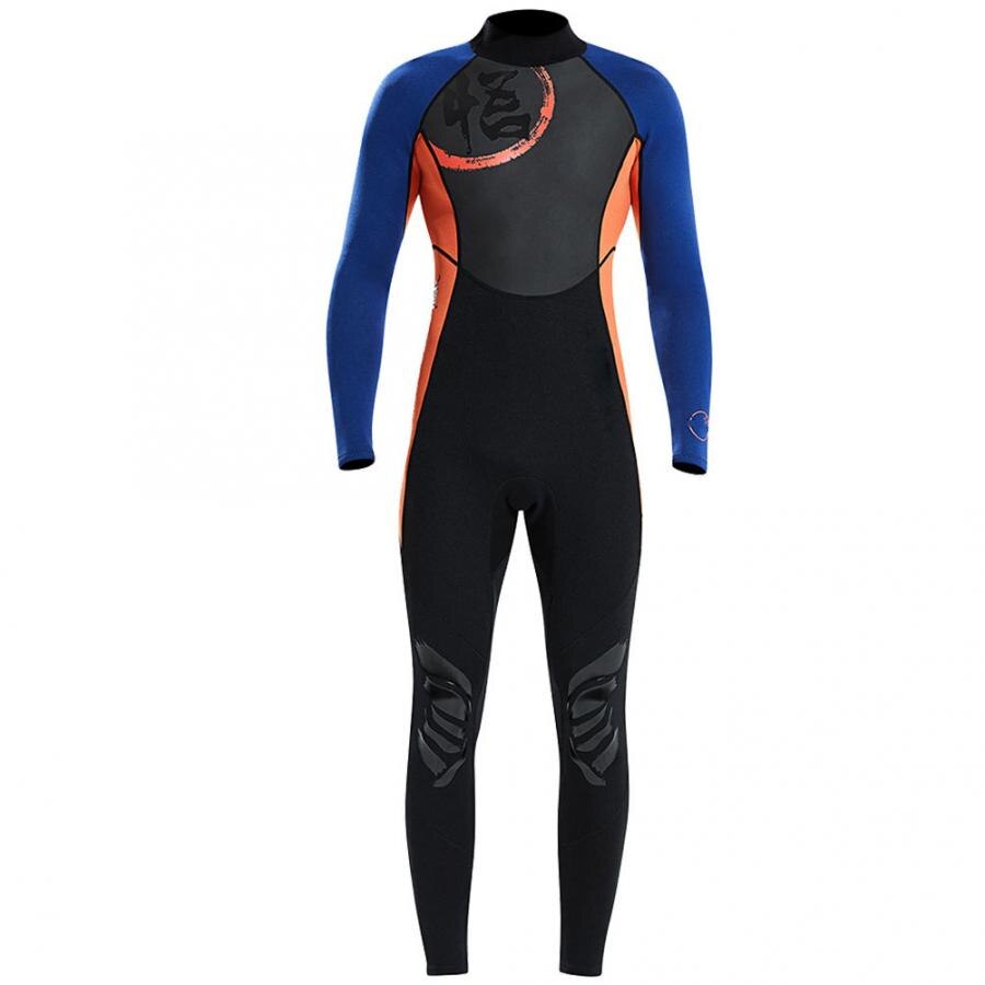 Duiken Pak 1.5 Mm Ademend Duiken Wetsuit Een Stuk Lange Mouw Unisex Surfen Zwemmen Zeilen Kleding Duikuitrusting: Orange M