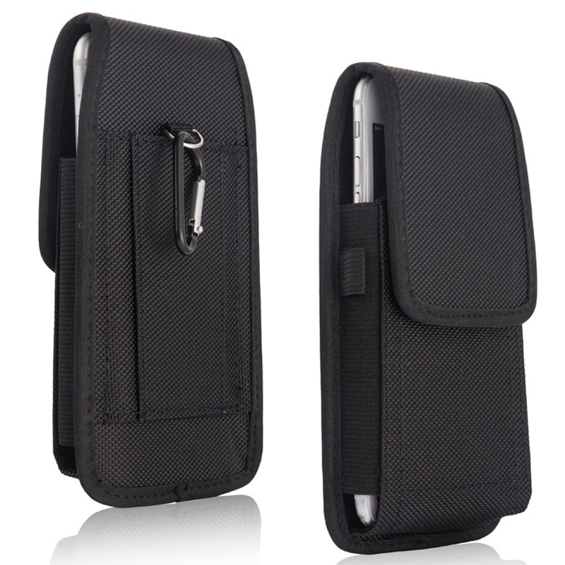 Riemclip Telefoon Case Voor Xiaomi Mi A2 Lite Nylon Sleeve Bag Taille Holster Case Cover Voor Xiaomi Mi A3 lite