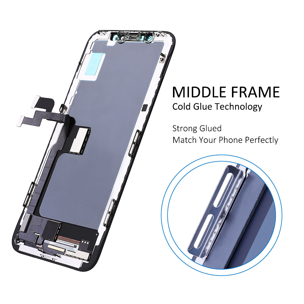 Original For Pantalla IPhone X XR LCD Display Screen with Touch Assembly True Tone Replacement For XS No Dead Pixel LCD Display
