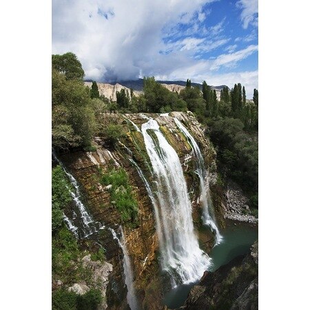 Living room Waterfall Scenic 3 Dimensional Wallpaper 289446202