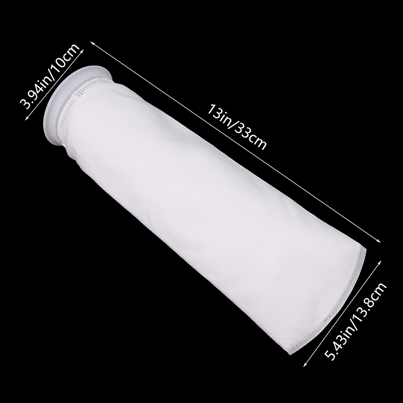 Reutilizáveis Fish Tank Felt Filter Bags, Sump Socks, Filtração Pond, 50, 75, 100um, 1Pc