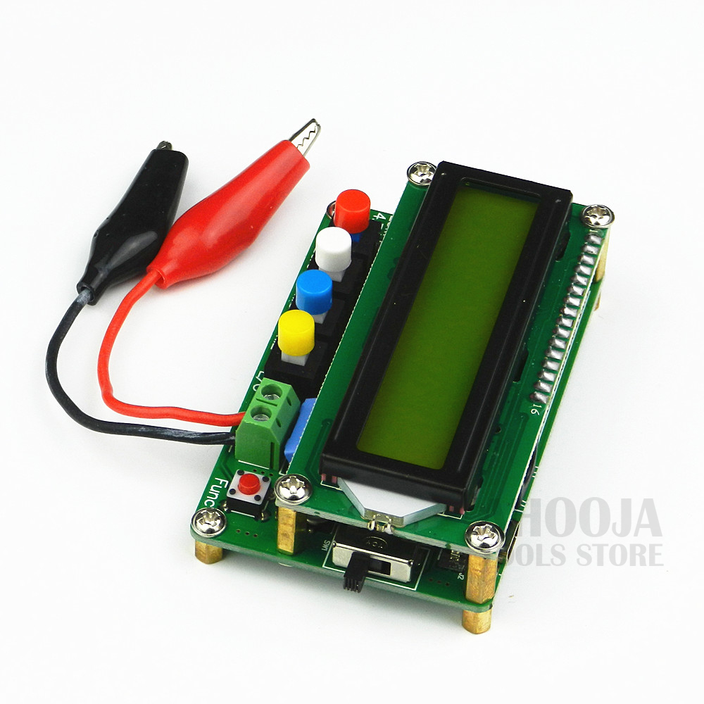 Multi-Function Digital LCD Capacitance Meter Inductance Table Measuring Instrument Frequency 1pF-100mF 1uH-100H LC100-A