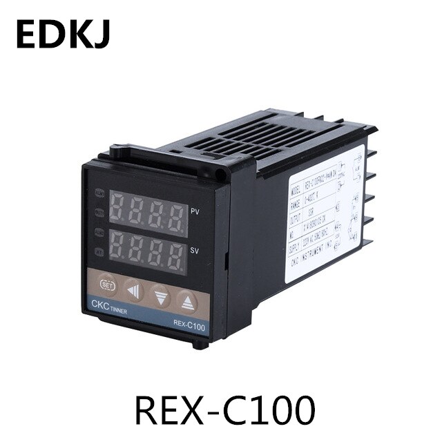 REX-C100 Thermostat RKC PID Digital intelligent Industrial temperature controller 220V/40A RELAY SSR Relay output: REX-C100