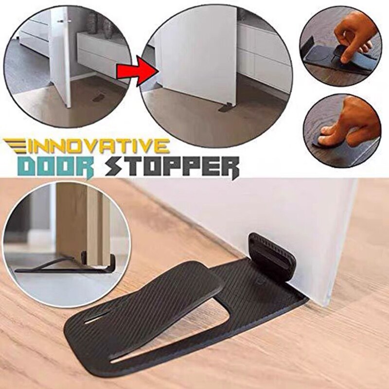 Tope de resorte de puerta sostiene correctamente su puerta con cuña para puertas soporte de puerta multifunción