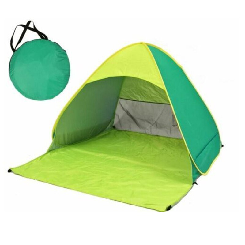 Tenda da sole automatica s tenda da spiaggia tende Pop-Up tenda da sole UV tenda da spiaggia leggera tenda da spiaggia per escursioni all'aperto: 9