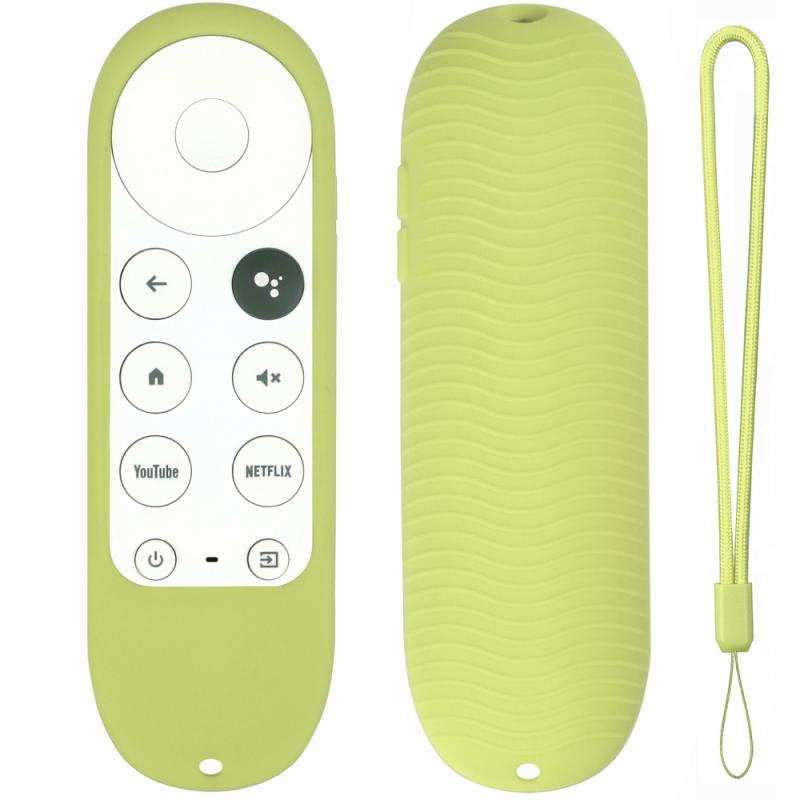 Funda de silicona para mando a distancia Chromecast, funda de silicona antipérdida para mando a distancia de Google TV por voz: 11