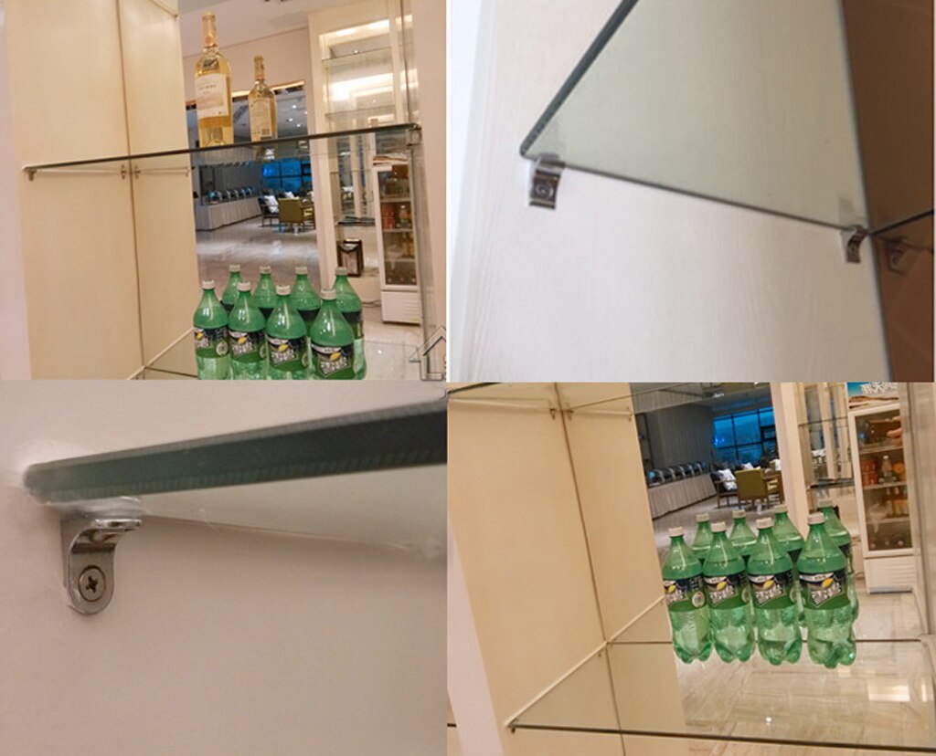 10Pcs Suction Cup Base Support Holder For Metal Plate Glass Shelf Mounting