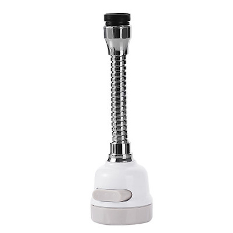 Tête de robinet de cuisine mobile, 3 Modes de pulvérisation d'eau de cuisine, pressurisation rotative à 360 degrés pour économie d'eau, connecteur de barboteur