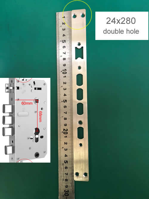 Serrure d'empreintes digitales, corps de serrure d'équipement dédié, structure d'engrenage interne, anti-coincement pour serrure intelligente, rembourrage 6068 pour différentes tailles de panneaux: vert clair / other