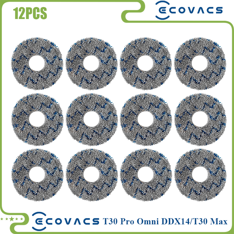 per Ecovacs Deebot T30 pro OMNI / T30 Max / T30 / DDX14 Aspirapolvere Spazzola laterale principale Filtro HEPA Mocio Panno Parti di ricambio: Colore rosa