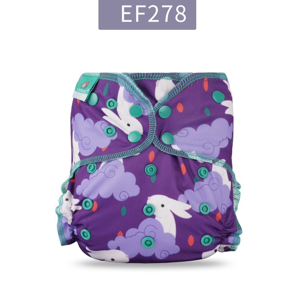 Eco-Friendly Baby Cloth Diaper Reusable Heavy Wetter Hybrid AIO/AI2 Waterproof Bamboo Washable Aio Baby Nappy Best Sell