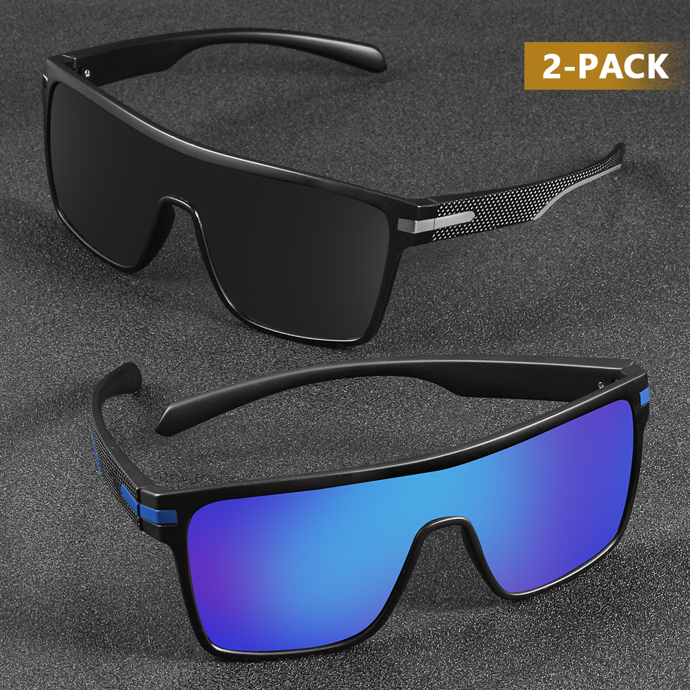 CRIXALIS Moda Polarizada Óculos de Sol Para Homens Quadrados Oversized Anti Glare Driver Espelho Óculos de Sol Mulheres UV400 Óculos Masculino