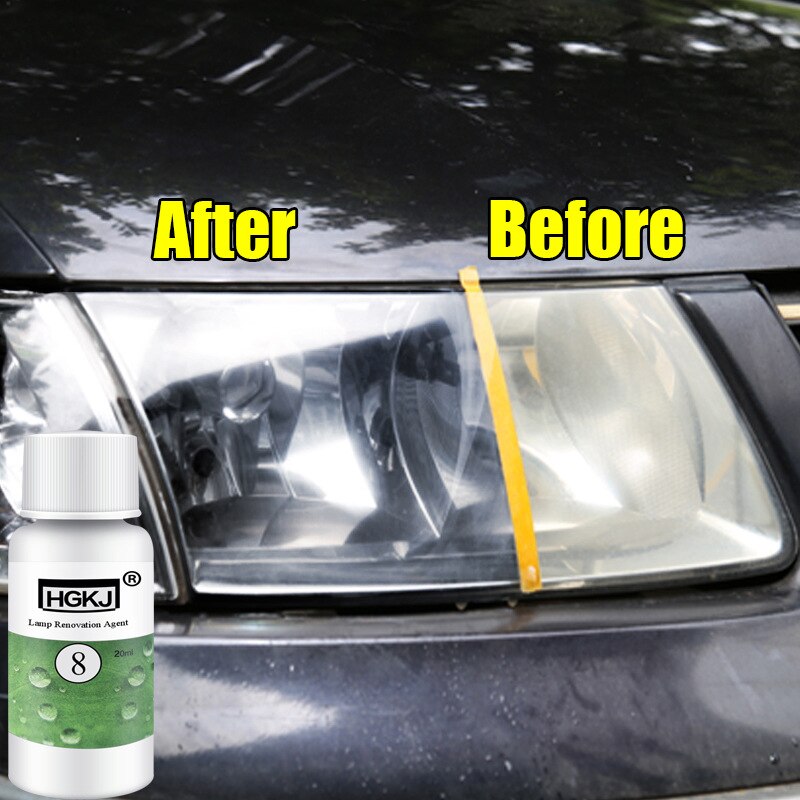 Auto Koplamp Polijsten Reparatie Koplamp Agent Bright White Koplamp Reparatie Auto Accessoires Vloeibaar Glas Voor Auto 'S