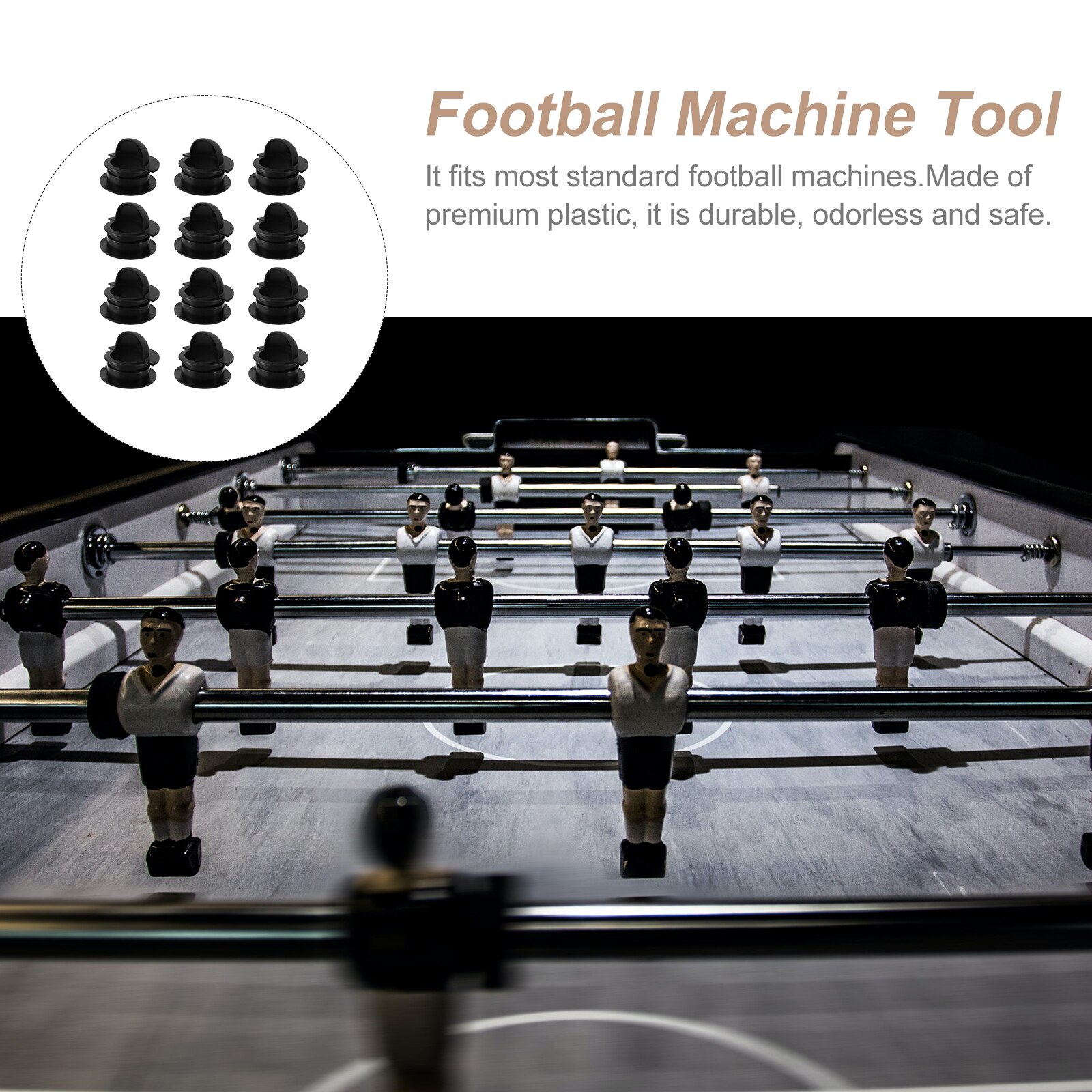 12pcs Universal Entry Dishes Football Machine Tool For Standard Foosball Tables