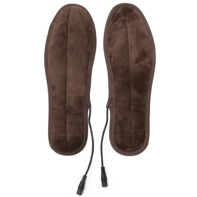 Opvarmede indlægssåler vinter elektriske indlægssåler opvarmede sko varme indlægssåler indsætter usb opkrævet for sko støvle varm unisex
