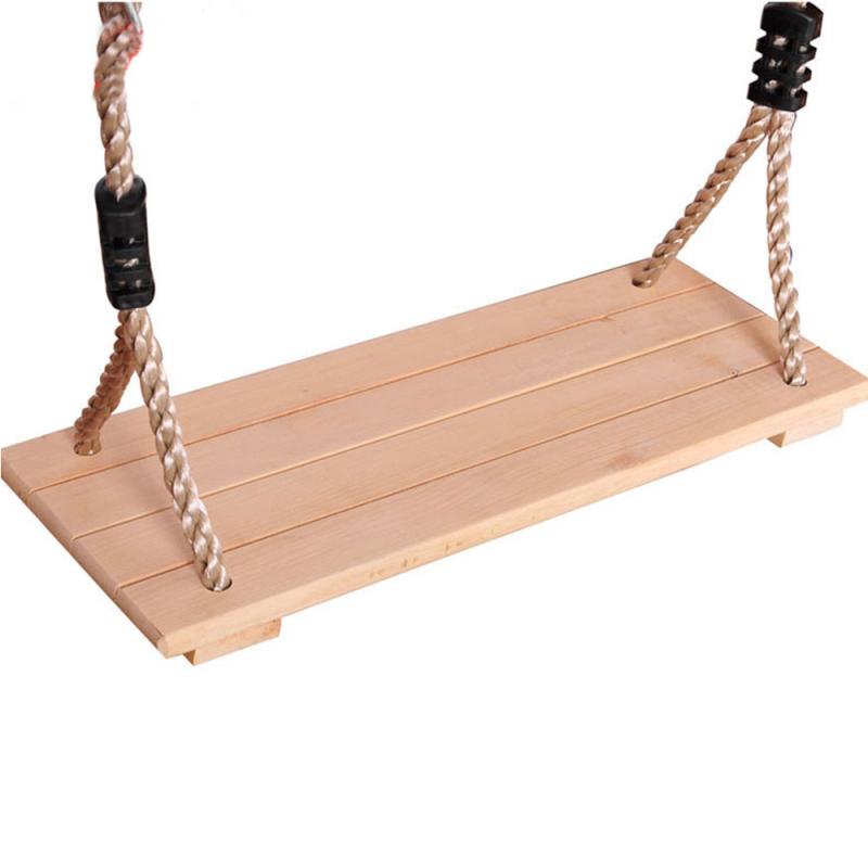 Columpios hechos a mano para niños, de de madera pulida columpio, juguetes relajantes para interiores y exteriores, juguete familiar para exteriores