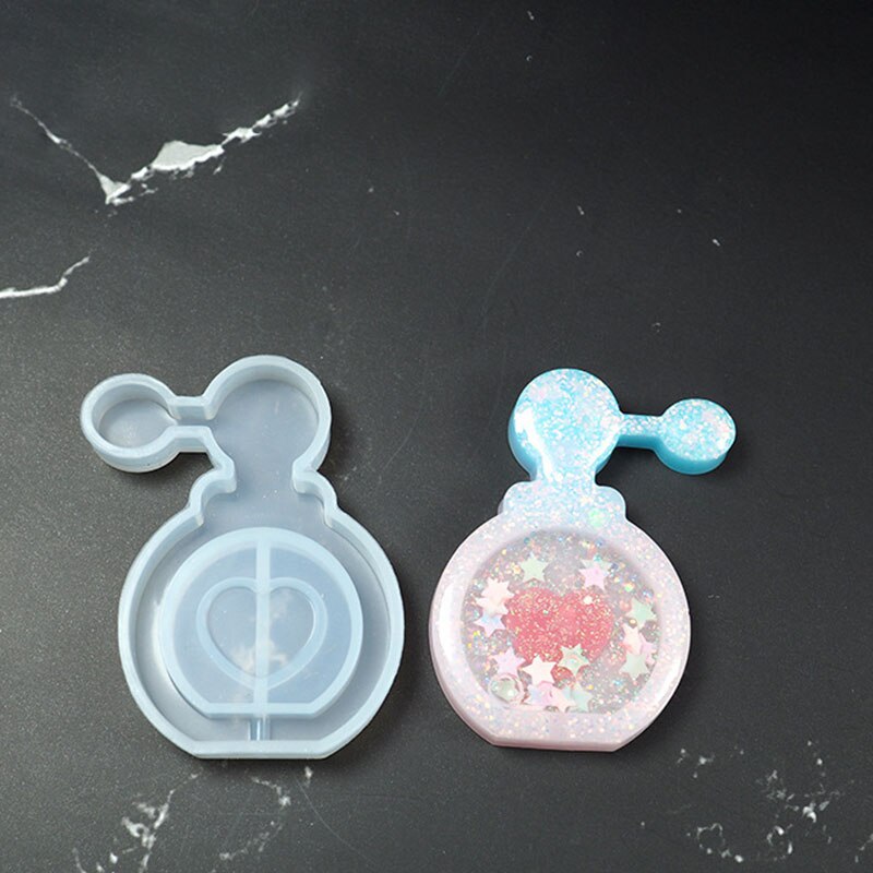Shake Ice Cream Charm Silicone Mold Drippy Popsicle Resin Mold Star Bear Key Chain Mold Cute Craft Resin Supplies 1pc: 7
