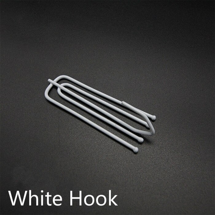 Gancho de cortina de Metal, accesorios de cuatro garras para cortina, ganchos para cortinas en forma de S, soporte de ganchos para cortinas, 20 unids/lote, 50 unids/lote