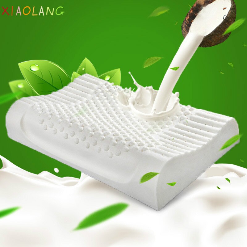 Oreiller Cervical en Latex naturel oreillers de literie oreillers de couchage soins de santé oreiller orthopédique coussin de Massage Cervical libération de douleur