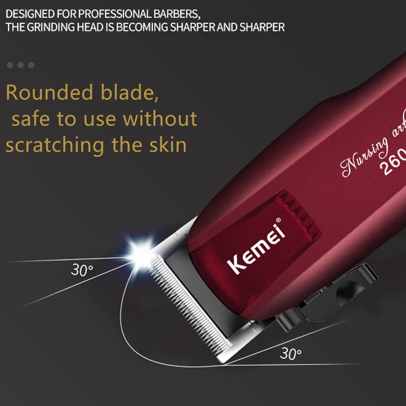 Kemei hair trimmer for men powerful beard hair clipper cordless electric edge hair cutter machine rechargeable