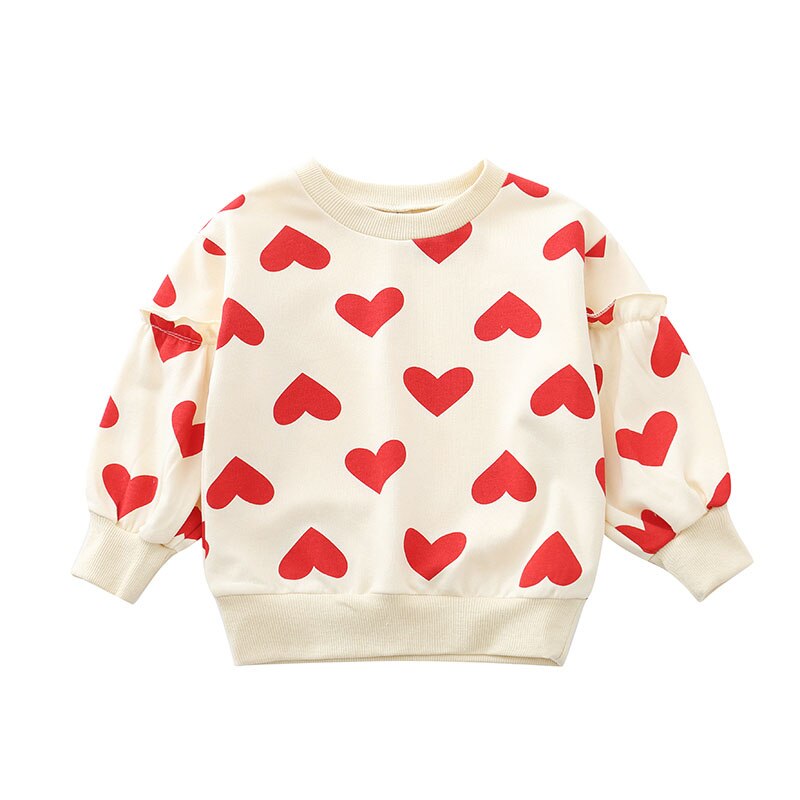 Pull Fille Enfant Manches Longues Printemps Chemise de Base Fine
