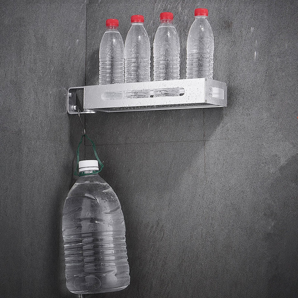 Bathroom 1\2\3 Tier Black Spice Rack Kitchen Pantry Rack Organizer Wall Hanging 180 Degree Rotating Corner Shelf