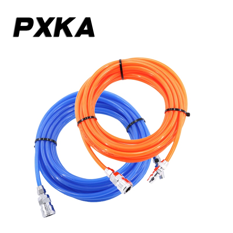 Hogedrukluchtleiding pu-slang 10 luchtpompleidingen 8mm luchtleidingen luchtcompressor met snelkoppeling 12 luchtleidingen