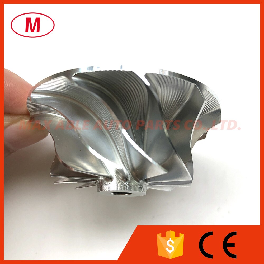 GT28 39.55/56.03mm 11+0 blades Turbo Billet compressor wheel/Aluminum 2618/Milling wheel for Turbocharger Cartridge/CHRA/Core