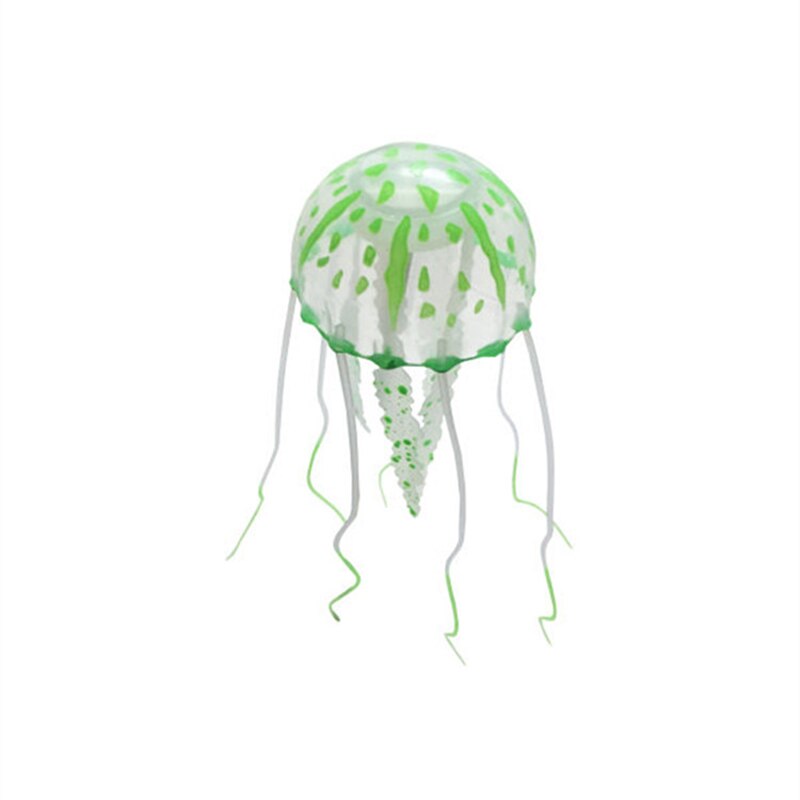 Efeito de incandescência artificial jellyfish aquarium decoração subaquática planta viva ornamento luminoso paisagem aquática