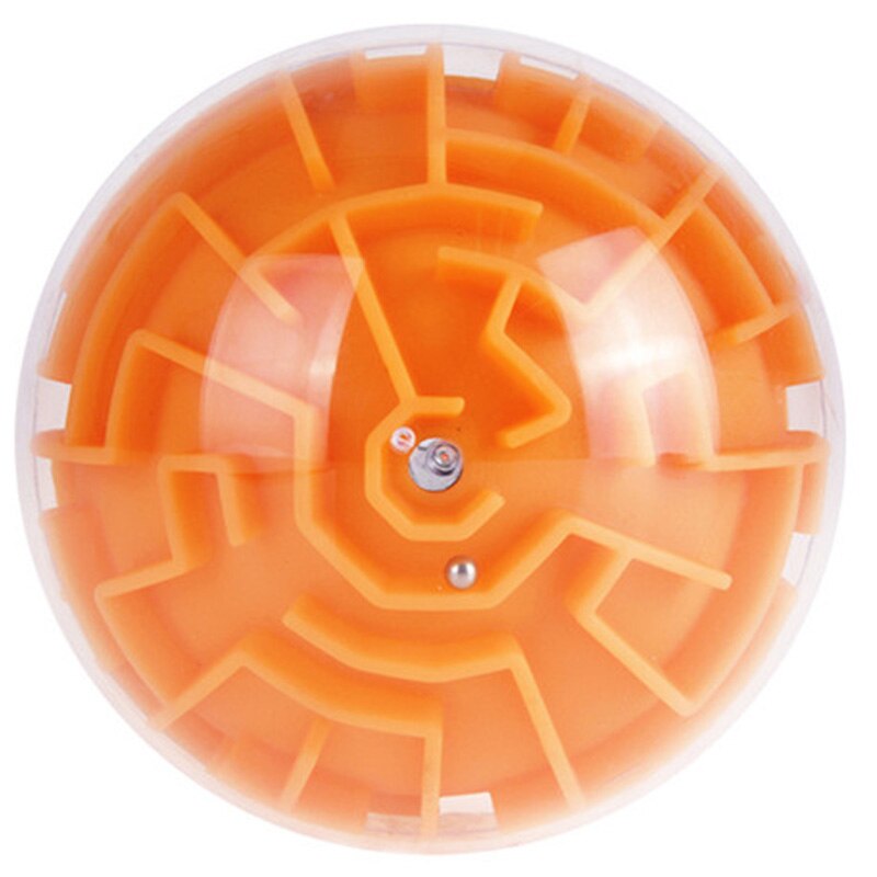 3D Doolhof Bal Interessante Labyrinth Puzzel Game Ligence Uitdagende Drie-Dimensionale Doolhof Training Speelgoed Cadeau Voor Kid, Oranje: Default Title
