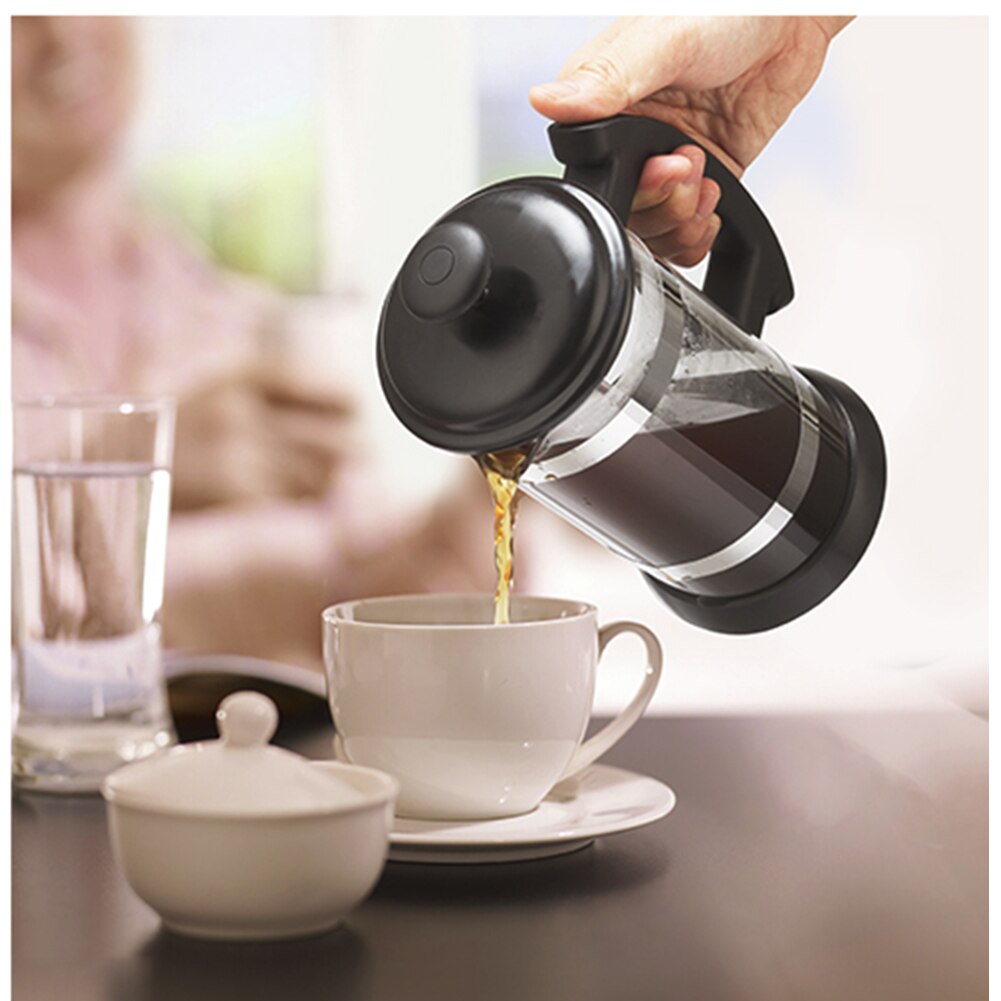 Théière en verre, cafetière à café, thé, filtre français, fabrication expresso, bouilloire, théière, ustensiles de boisson pour la cuisine