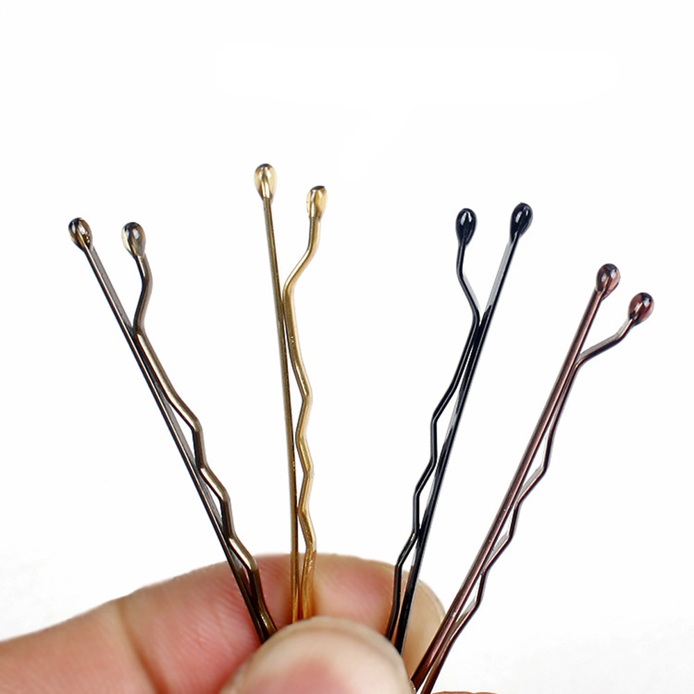 24 Pcs/set Hairpin Hair Pin Wedding Hair Jewelry Bobby Pin Clip Hairpin Gold Side Folder Hair Styling Accessories