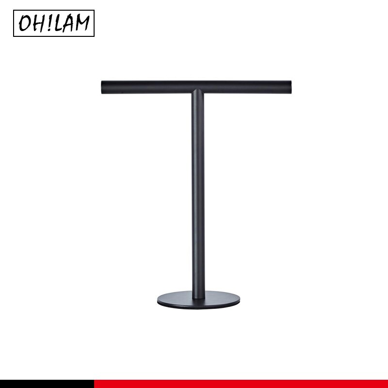 Movable Free-Standing Hand Towel Holder Standing Tree Rack 304 Black Bath Towel Stand Bathroom Towel Hanger Vanities Countertop: Black