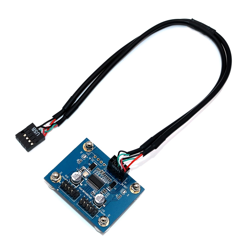 3- port usb 2.0 hub modul med netisk base 180 ° ind til desktop, tastatur, mus, usb flashdrev