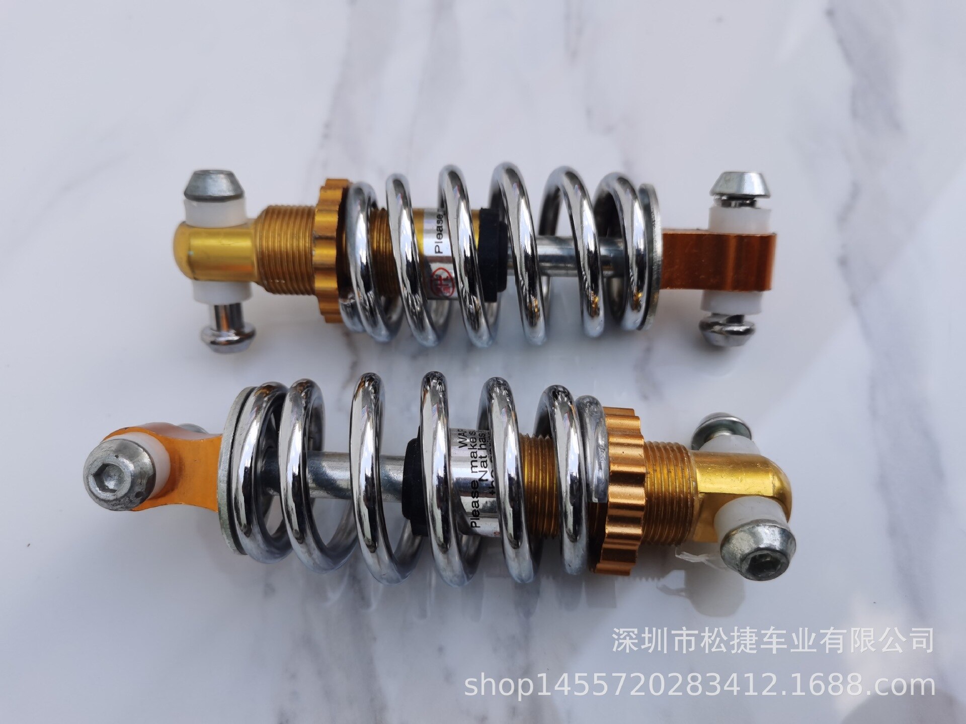 1 paar 125mm 400lbs Hinten Stoßdämpfer Frühling Für Elektrische fahrrad Rolle, E Fahrrad Frühling 8mm Hinten Schocks Universal-