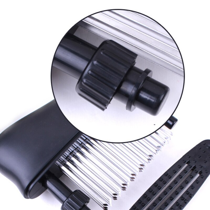 48 Blades Needle Meat Tenderizer Stainless Steel Knife Meat Beef Steak Mallet Meat Tenderizer Cooking Tools(Black)