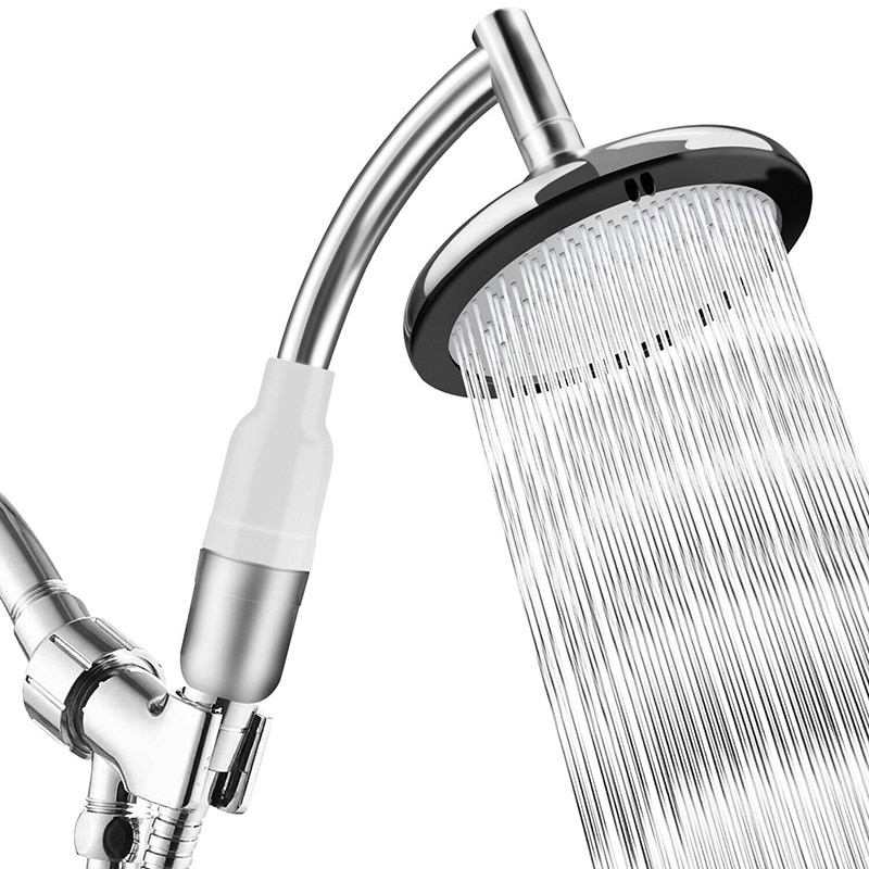 Black edge top spray nozzle handheld shower head shower head shower 6 inch top spray water heater booster nozzle