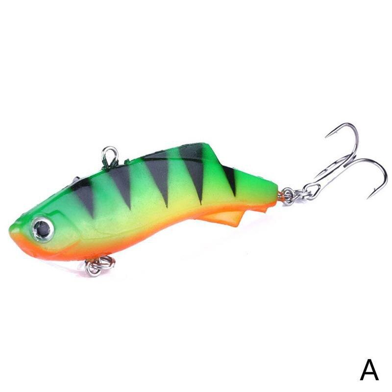 Señuelo para pesca en hielo Vib, cebo de plomo suave, 7,5 cm, 17,2g, aparejo de cebo Artificial, accesorios de hundimiento: 1
