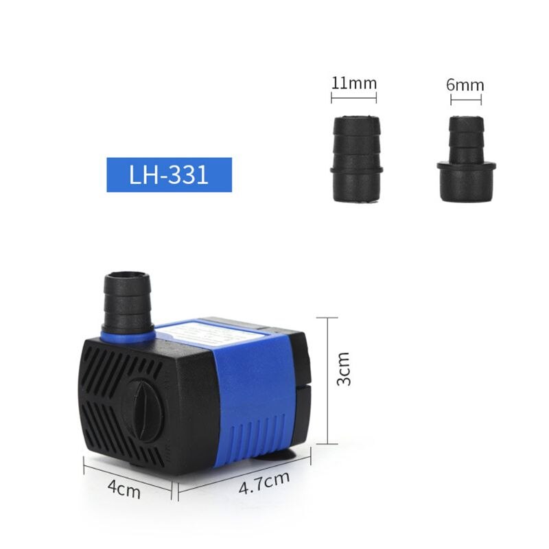 Eu plug 220-240v dompelpomp voor fonteinfilter aquarium waterpomp: Typ een